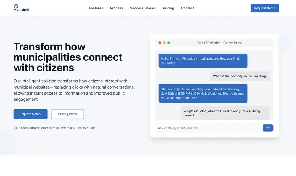 MunicipAI — SaaS / GovTech